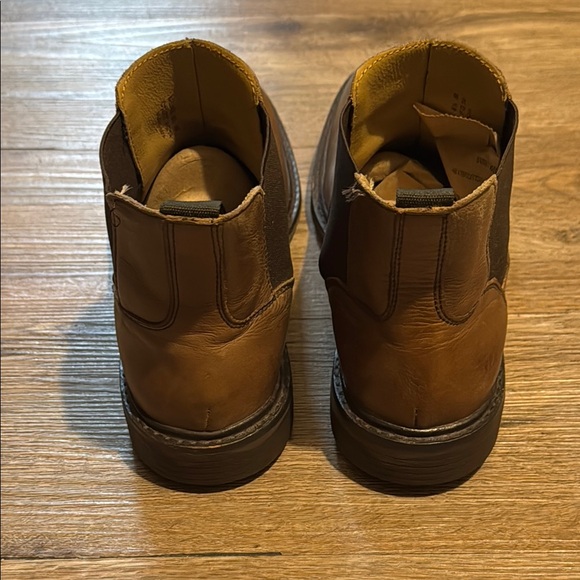Cole Han Men’s Brown Leather Ankle Boots Size 8 1/2 - Picture 4 of 6
